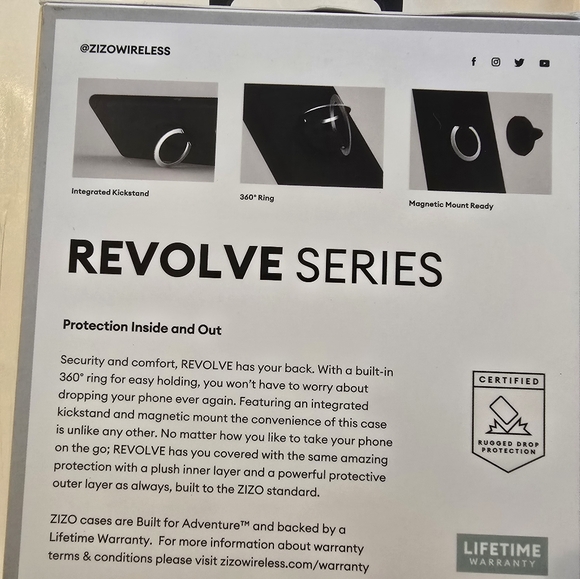 Revolve Series Purple Phone Case - Picture 3 of 9